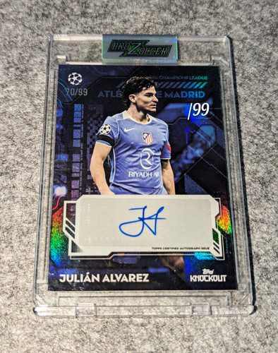Topps knockout julián alvarez - julián,