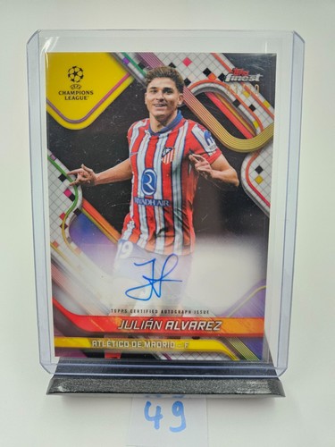 Julian alvarez al topps - alvarez,