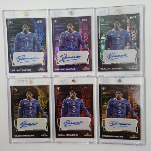 Giuliano simeone topps 26 - topps, 25/26