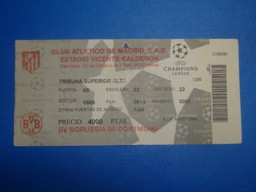 Ticket atletico madrid - ticket,