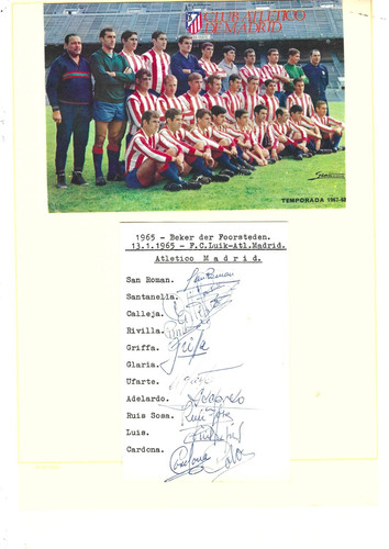 Atletico madrid 1965 spanien - atletico,