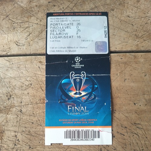 Used ticket champions league - ticket,