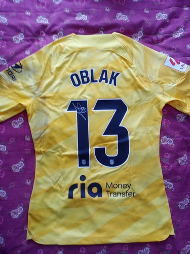 Jan oblak matchworn trikot - oblak,
