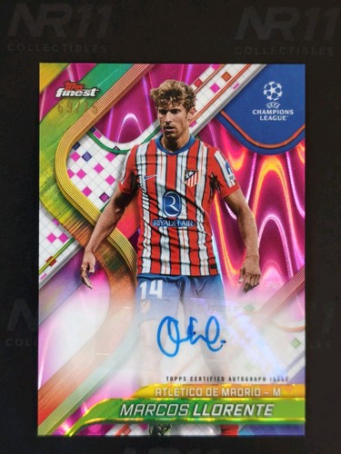 Marcos llorente auto topps - llorente,